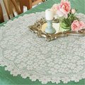 Heritage Lace Heritage Lace DW-4200W 42 in. Dogwood Round Table Topper DW-4200W